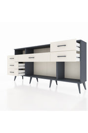 Arges Konsol 2 Raflı 6 Çekmeceli 176x30x83 - S148M012V10A