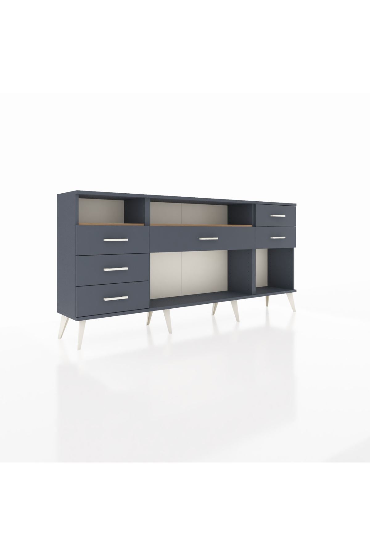 Arges Konsol 2 Raflı 6 Çekmeceli 176x30x83 - S148M012V11A
