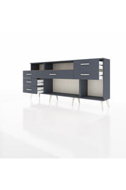 Arges Konsol 2 Raflı 6 Çekmeceli 176x30x83 - S148M012V11A