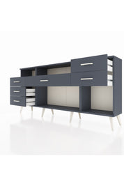 Arges Konsol 2 Raflı 6 Çekmeceli 176x30x83 - S148M012V11A