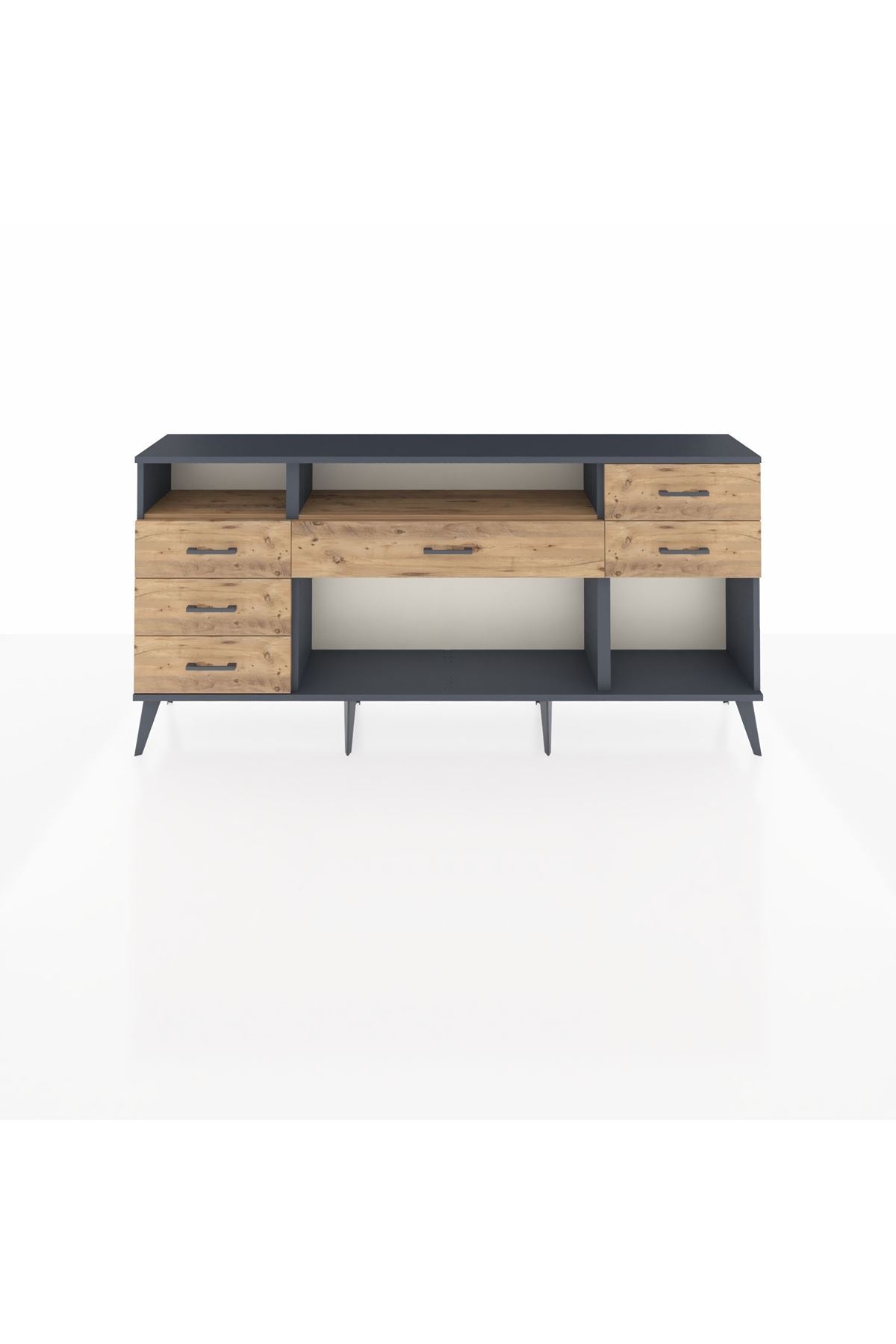 Arges Konsol 2 Raflı 6 Çekmeceli 176x30x83 - S148M012V12A