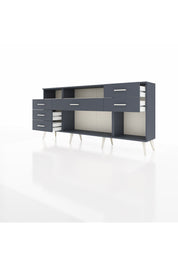 Arges Konsol 2 Raflı 6 Çekmeceli 176x30x83 - S148M012V14A