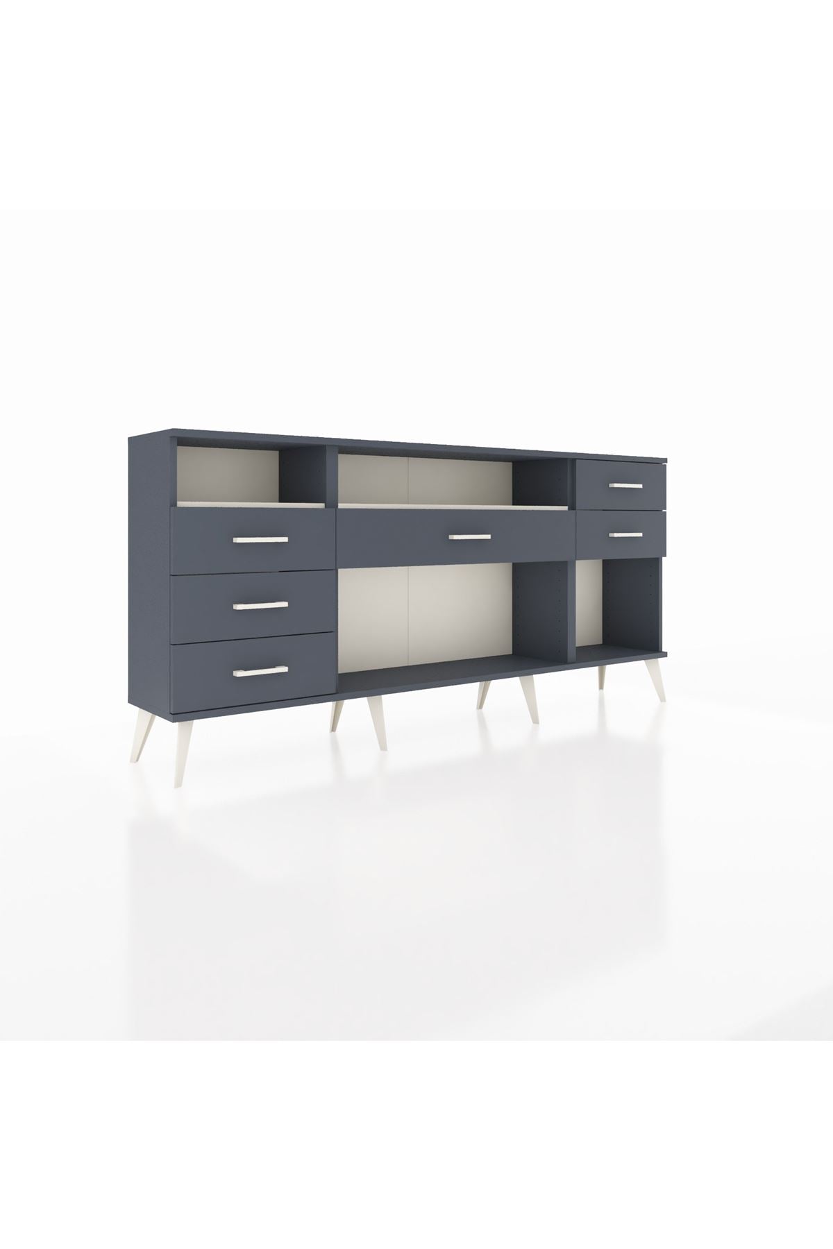 Arges Konsol 2 Raflı 6 Çekmeceli 176x30x83 - S148M012V14A