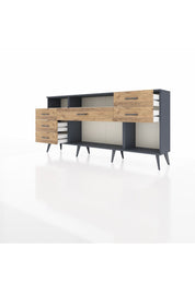 Arges Konsol 2 Raflı 6 Çekmeceli 176x30x83 - S148M012V15A