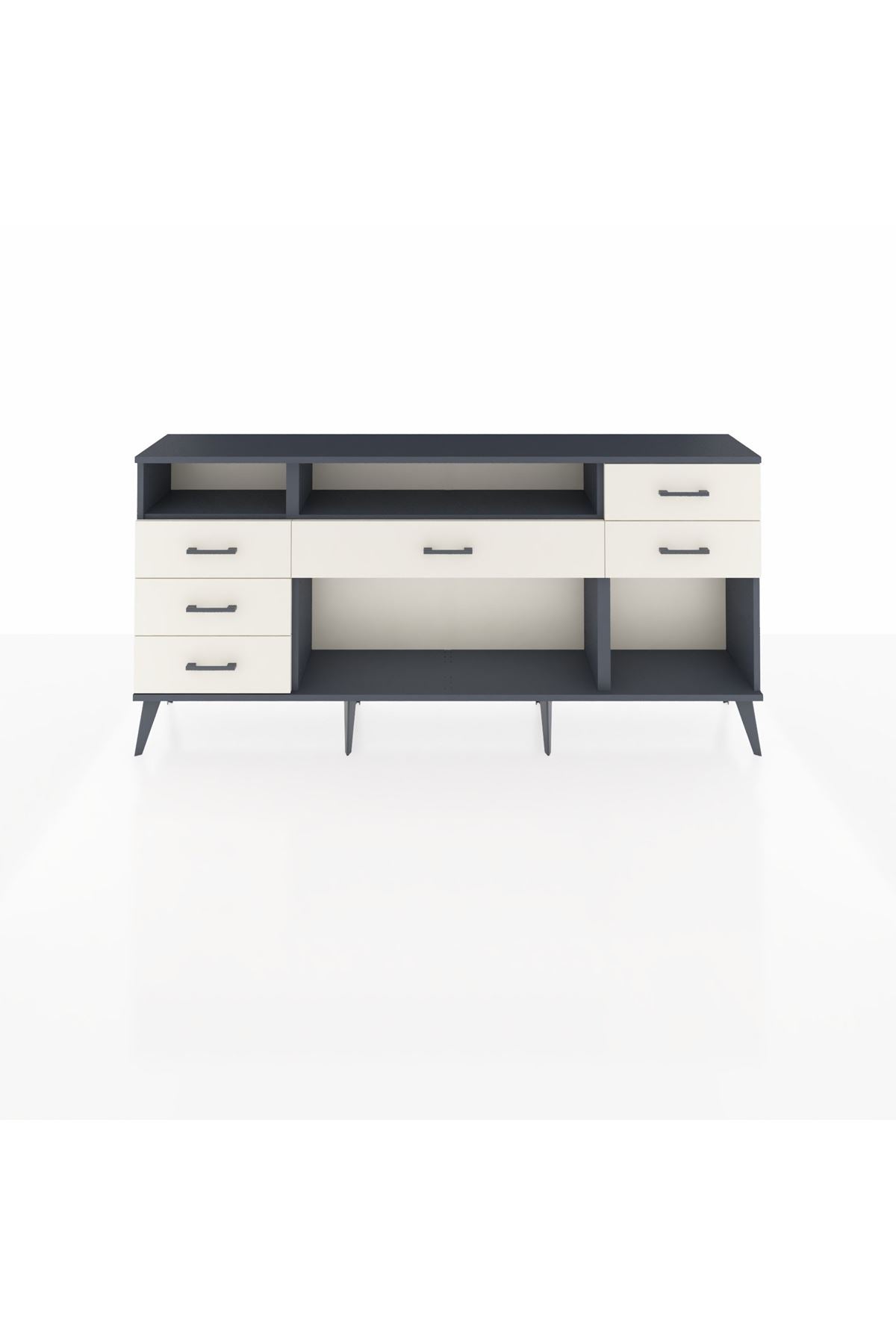 Arges Konsol 2 Raflı 6 Çekmeceli 176x30x83 - S148M012V16A