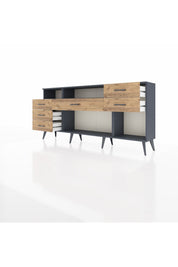 Arges Konsol 2 Raflı 6 Çekmeceli 176x30x83 - S148M012V18A