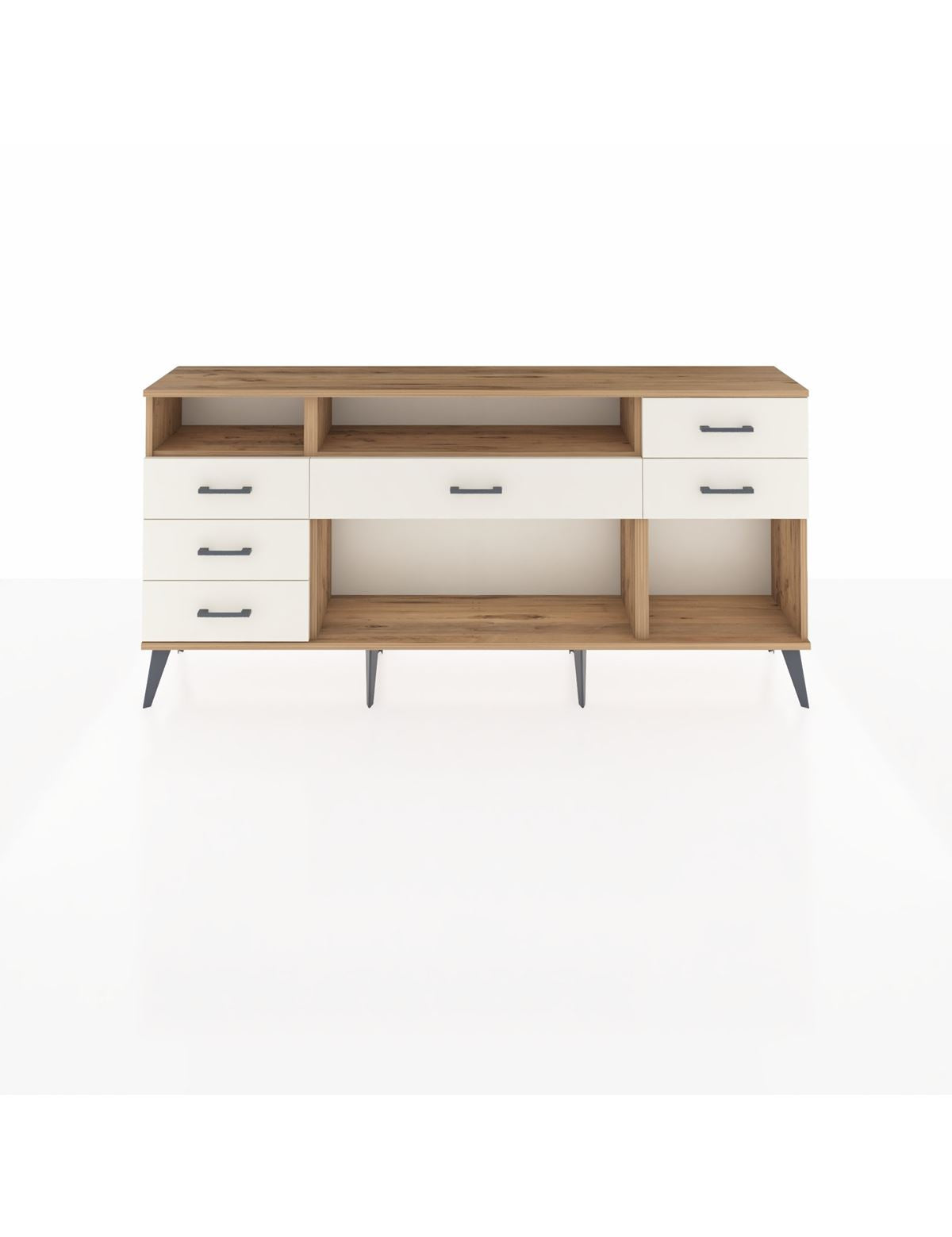 Arges Konsol 2 Raflı 6 Çekmeceli 176x30x83 - S148M012V19A