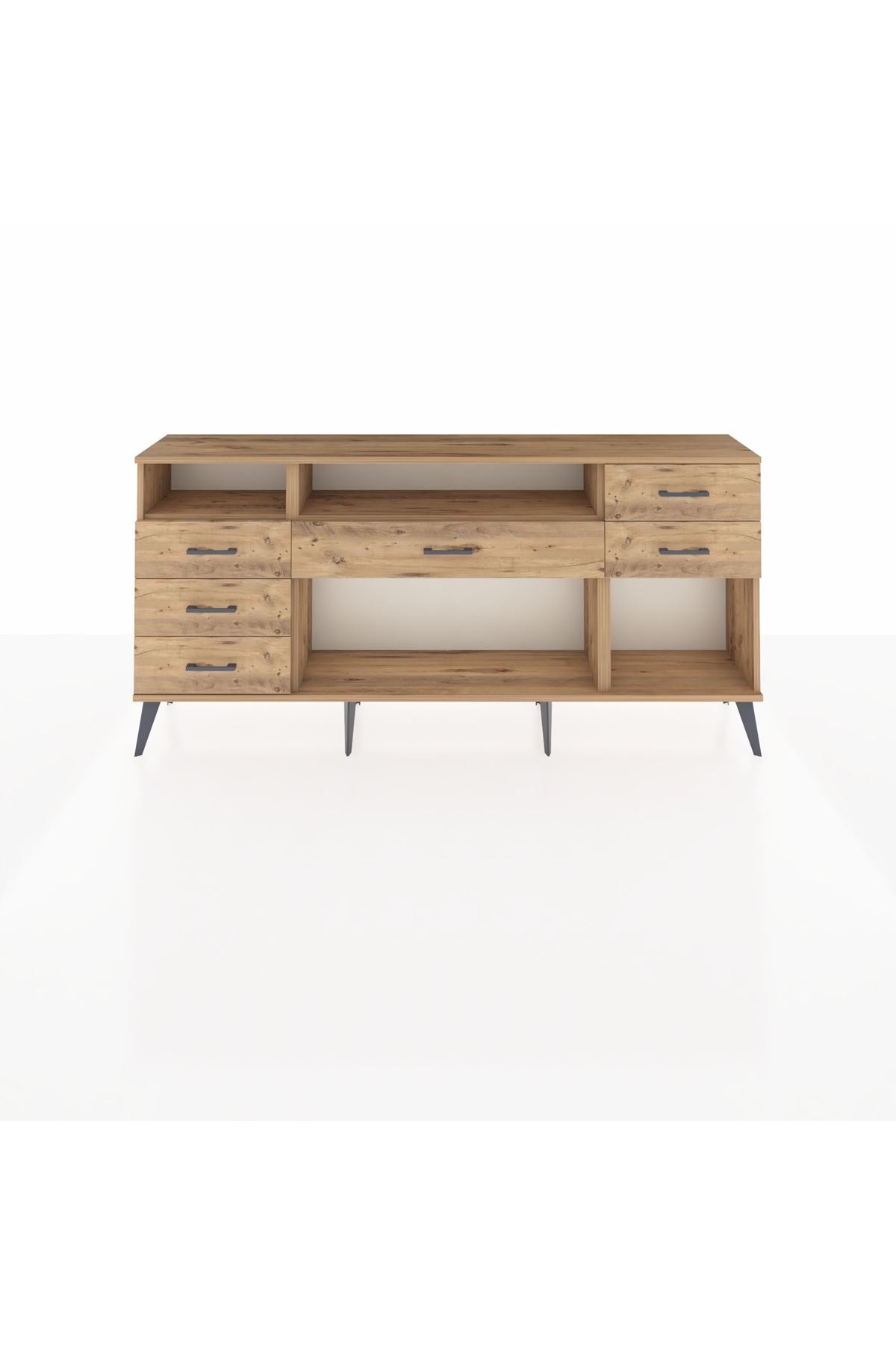 Arges Konsol 2 Raflı 6 Çekmeceli 176x30x83 - S148M012V21A
