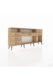 Arges Konsol 2 Raflı 6 Çekmeceli 176x30x83 - S148M012V21A