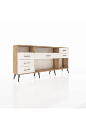 Arges Konsol 2 Raflı 6 Çekmeceli 176x30x83 - S148M012V22A