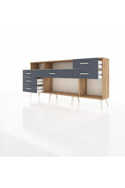Arges Konsol 2 Raflı 6 Çekmeceli 176x30x83 - S148M012V23A