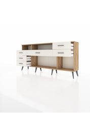 Arges Konsol 2 Raflı 6 Çekmeceli 176x30x83 - S148M012V25A