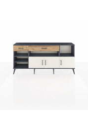 Arges Konsol 5 Raflı 2 Çekmeceli 3 Kapaklı 176x30x83 - S148M013V15A