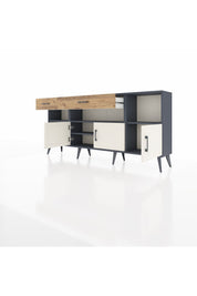 Arges Konsol 5 Raflı 2 Çekmeceli 3 Kapaklı 176x30x83 - S148M013V15A