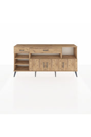 Arges Konsol 5 Raflı 2 Çekmeceli 3 Kapaklı 176x30x83 - S148M013V21A