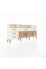 Arges Konsol 3 Raflı 6 Çekmeceli 3 Kapaklı 176x30x83 - S148M014V01A