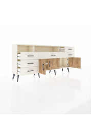 Arges Konsol 3 Raflı 6 Çekmeceli 3 Kapaklı 176x30x83 - S148M014V01A