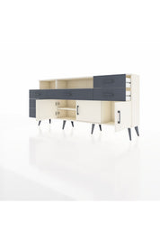 Arges Konsol 3 Raflı 6 Çekmeceli 3 Kapaklı 176x30x83 - S148M014V05A