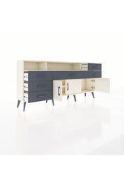 Arges Konsol 3 Raflı 6 Çekmeceli 3 Kapaklı 176x30x83 - S148M014V05A