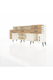 Arges Konsol 3 Raflı 6 Çekmeceli 3 Kapaklı 176x30x83 - S148M014V06A