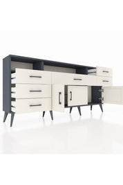 Arges Konsol 3 Raflı 6 Çekmeceli 3 Kapaklı 176x30x83 - S148M014V13A