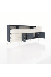 Arges Konsol 3 Raflı 6 Çekmeceli 3 Kapaklı 176x30x83 - S148M014V16A