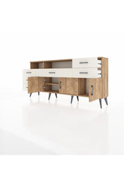 Arges Konsol 3 Raflı 6 Çekmeceli 3 Kapaklı 176x30x83 - S148M014V19A
