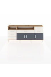 Arges Konsol 3 Raflı 6 Çekmeceli 3 Kapaklı 176x30x83 - S148M014V25A