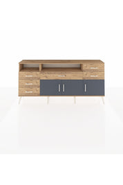 Arges Konsol 3 Raflı 6 Çekmeceli 3 Kapaklı 176x30x83 - S148M014V27A