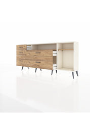 Arges Konsol 2 Raflı 5 Çekmeceli 176x30x83 - S148M015V03A