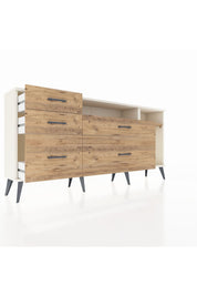 Arges Konsol 2 Raflı 5 Çekmeceli 176x30x83 - S148M015V03A