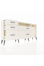 Arges Konsol 2 Raflı 5 Çekmeceli 176x30x83 - S148M015V04A