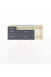 Arges Konsol 2 Raflı 5 Çekmeceli 176x30x83 - S148M015V05A