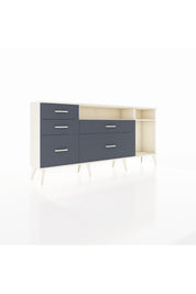Arges Konsol 2 Raflı 5 Çekmeceli 176x30x83 - S148M015V05A
