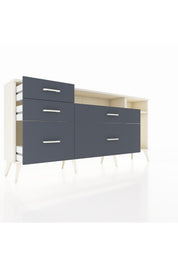 Arges Konsol 2 Raflı 5 Çekmeceli 176x30x83 - S148M015V05A