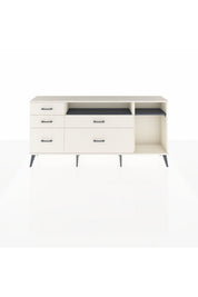 Arges Konsol 2 Raflı 5 Çekmeceli 176x30x83 - S148M015V07A