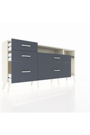 Arges Konsol 2 Raflı 5 Çekmeceli 176x30x83 - S148M015V08A