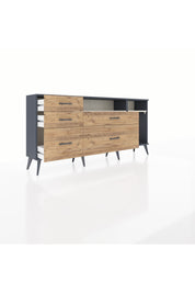Arges Konsol 2 Raflı 5 Çekmeceli 176x30x83 - S148M015V15A