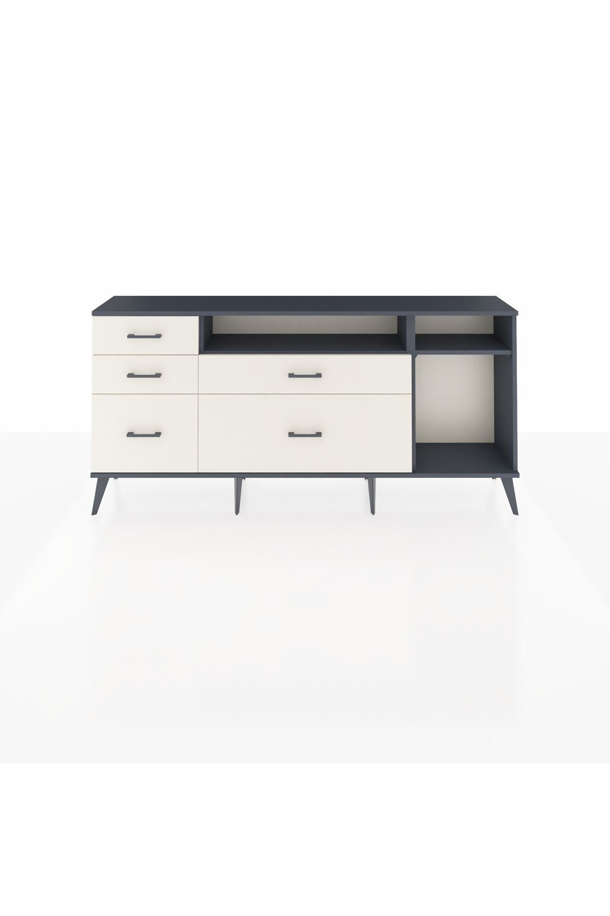 Arges Konsol 2 Raflı 5 Çekmeceli 176x30x83 - S148M015V16A