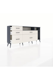 Arges Konsol 2 Raflı 5 Çekmeceli 176x30x83 - S148M015V16A