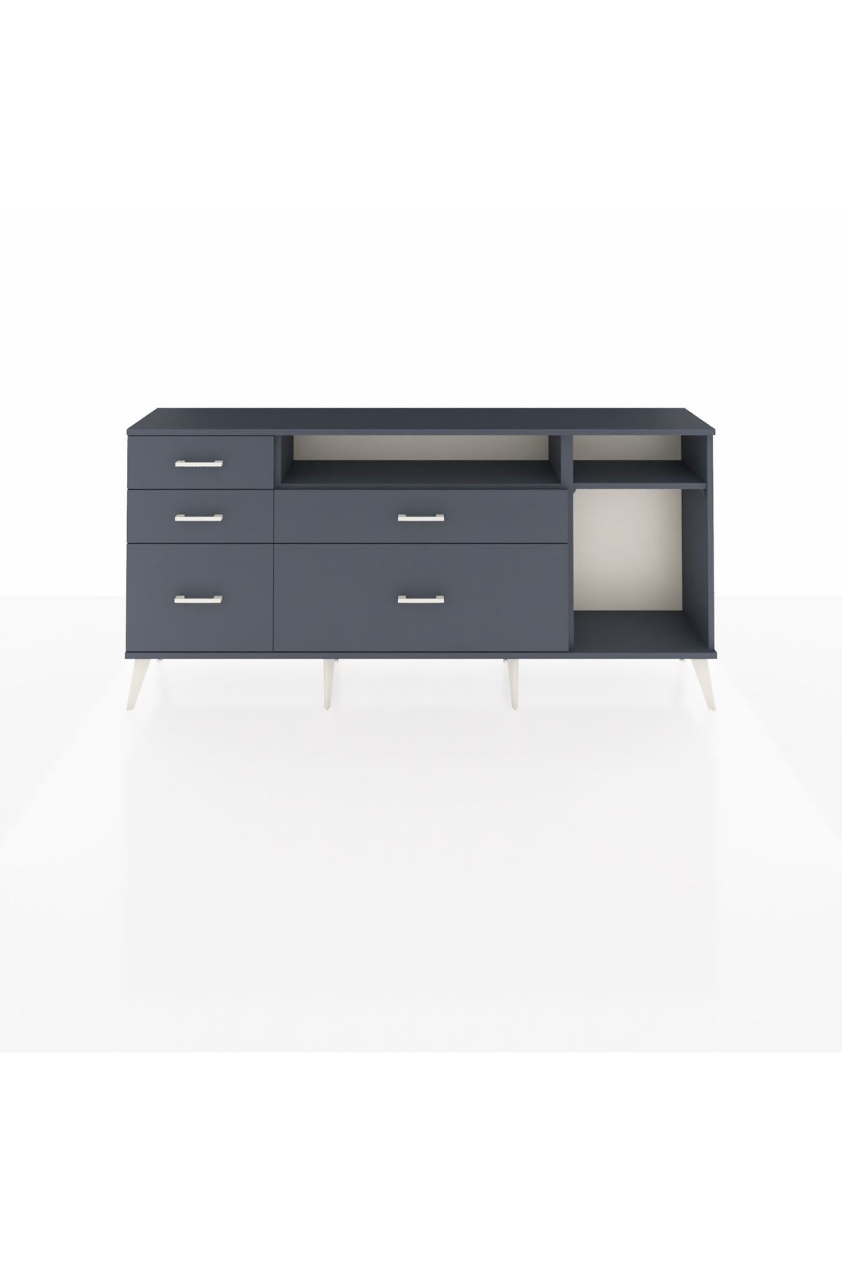 Arges Konsol 2 Raflı 5 Çekmeceli 176x30x83 - S148M015V17A