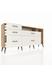 Arges Konsol 2 Raflı 5 Çekmeceli 176x30x83 - S148M015V19A