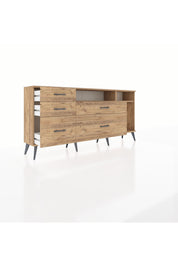 Arges Konsol 2 Raflı 5 Çekmeceli 176x30x83 - S148M015V21A