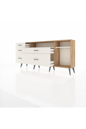 Arges Konsol 2 Raflı 5 Çekmeceli 176x30x83 - S148M015V22A