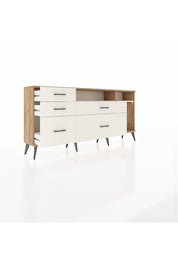 Arges Konsol 2 Raflı 5 Çekmeceli 176x30x83 - S148M015V22A