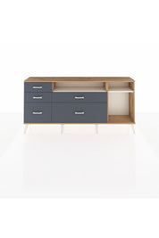 Arges Konsol 2 Raflı 5 Çekmeceli 176x30x83 - S148M015V23A