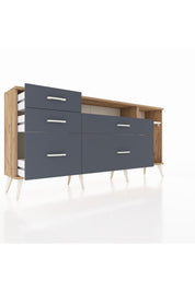 Arges Konsol 2 Raflı 5 Çekmeceli 176x30x83 - S148M015V23A
