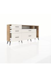 Arges Konsol 2 Raflı 5 Çekmeceli 176x30x83 - S148M015V25A