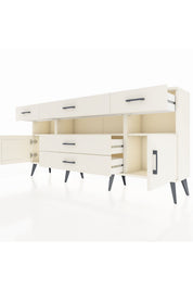 Arges Konsol 3 Raflı 5 Çekmeceli 2 Kapaklı 176x30x83 - S148M016V04A