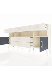 Arges Konsol 3 Raflı 5 Çekmeceli 2 Kapaklı 176x30x83 - S148M016V07A